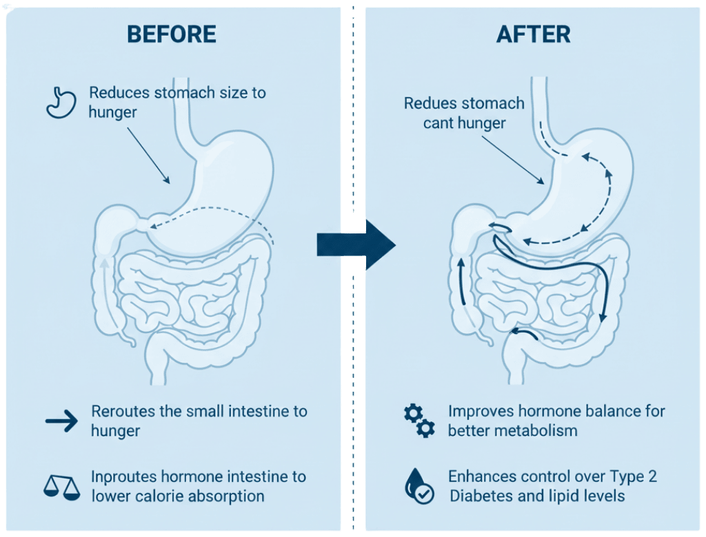 How Mini Gastric Bypass Surgery Works